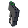 Harmony, Interface plug-in relay pre-assembled, 5 A, 2 CO, with lockable test button, with protection circuit, 230 V AC