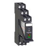 Harmony, Interface plug-in relay pre-assembled, 5 A, 2 CO, with lockable test button, with protection circuit, 230 V AC