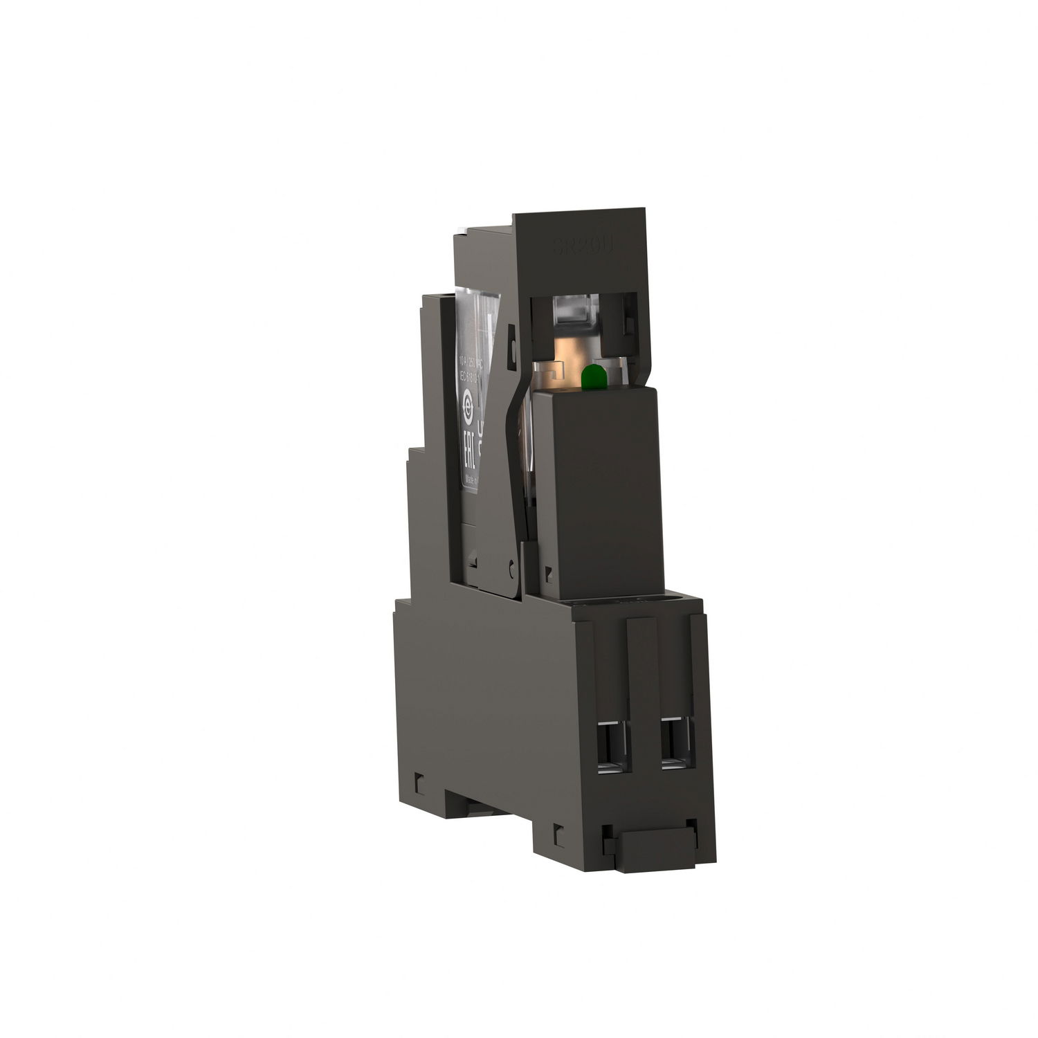 Harmony, Interface plug-in relay pre-assembled, 5 A, 2 CO, with LED, with lockable test button, with protection circuit, 24 V AC – Image 3 of 10
