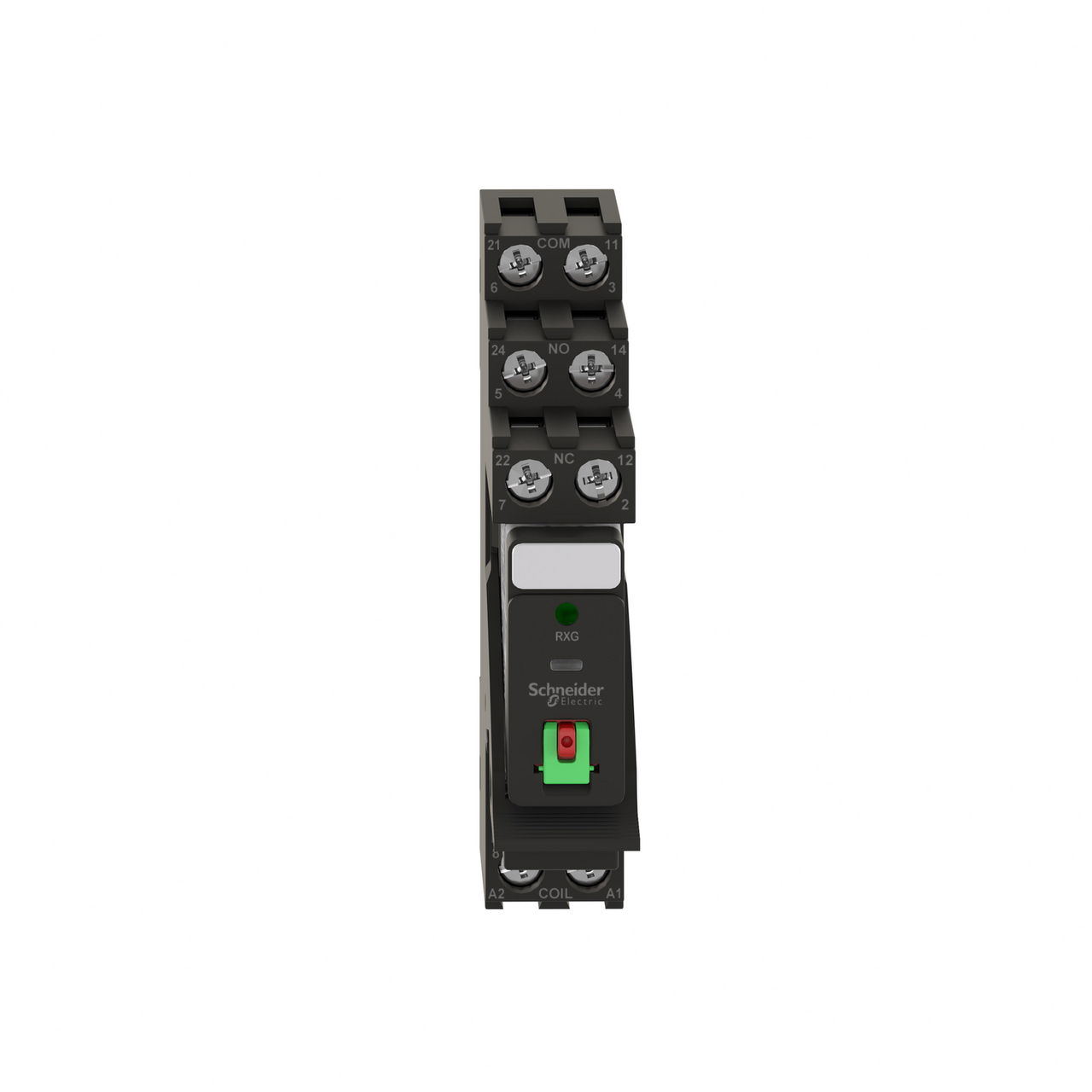 Harmony, Interface plug-in relay pre-assembled, 5 A, 2 CO, with LED, with lockable test button, with protection circuit, 24 V AC – Image 4 of 10