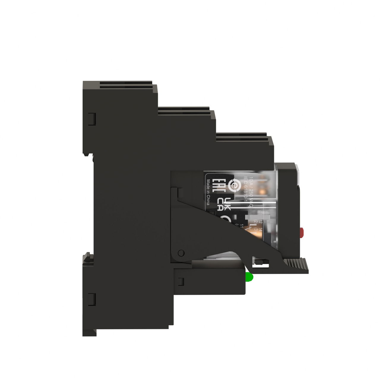 Harmony, Interface plug-in relay pre-assembled, 5 A, 2 CO, with LED, with lockable test button, with protection circuit, 24 V AC – Image 6 of 10