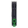 Harmony, Interface plug-in relay pre-assembled, 5 A, 2 CO, with LED, with lockable test button, with protection circuit, 24 V DC