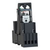 Harmony, Miniature plug-in relay pre-assembled, 10 A, 2 CO, with LED, with lockable test button, mixed terminals socket, 24 V DC