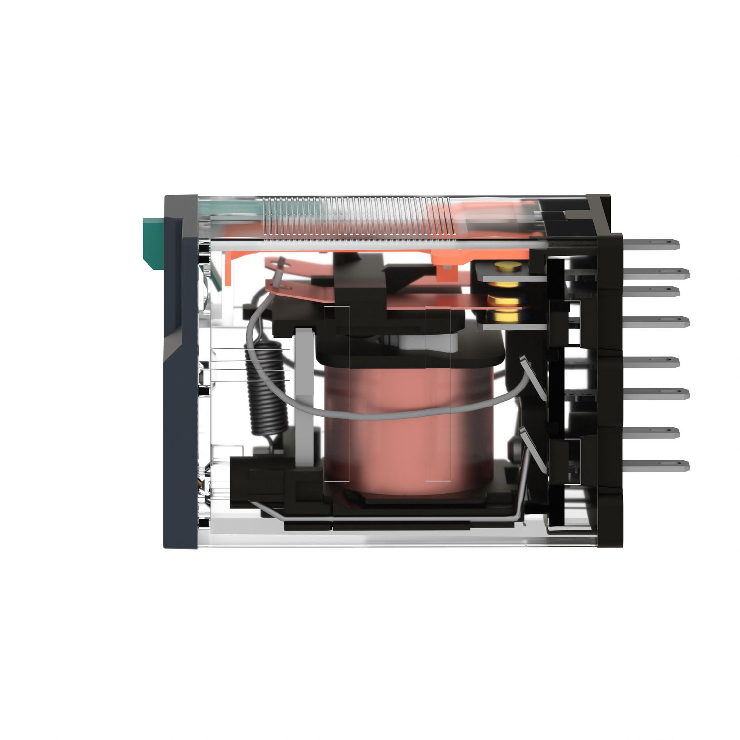 Miniature plug-in relay, 12 A, 2 CO, LED, 120 V AC – Image 7 of 10