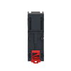 Harmony, Miniature plug-in relay pre-assembled, 12 A, 2 CO, with LED, with lockable test button, separate terminals socket, 24 V AC