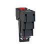 Harmony, Miniature plug-in relay pre-assembled, 12 A, 2 CO, with LED, with lockable test button, separate terminals socket, 24 V AC