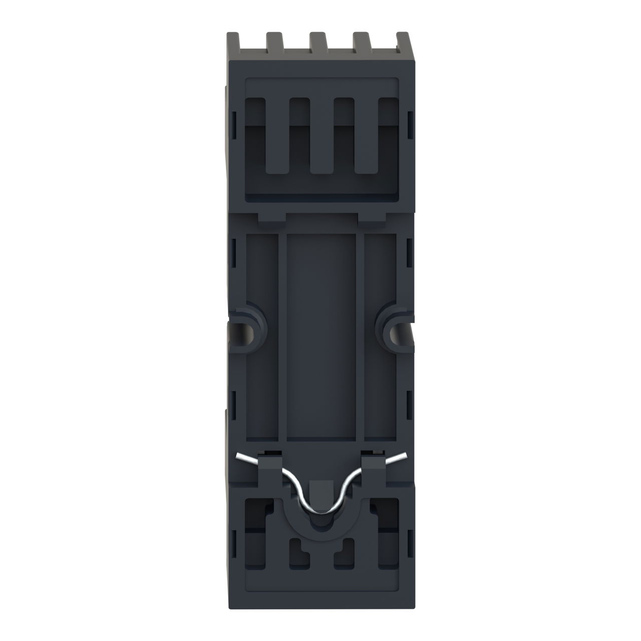 Harmony, Miniature plug-in relay pre-assembled, 6 A, 4 CO, with LED, with lockable test button, mixed terminals socket, 24 V AC – Image 2 of 10