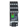 Harmony, Miniature plug-in relay pre-assembled, 6 A, 4 CO, with LED, with lockable test button, separate terminals socket, 24 V AC