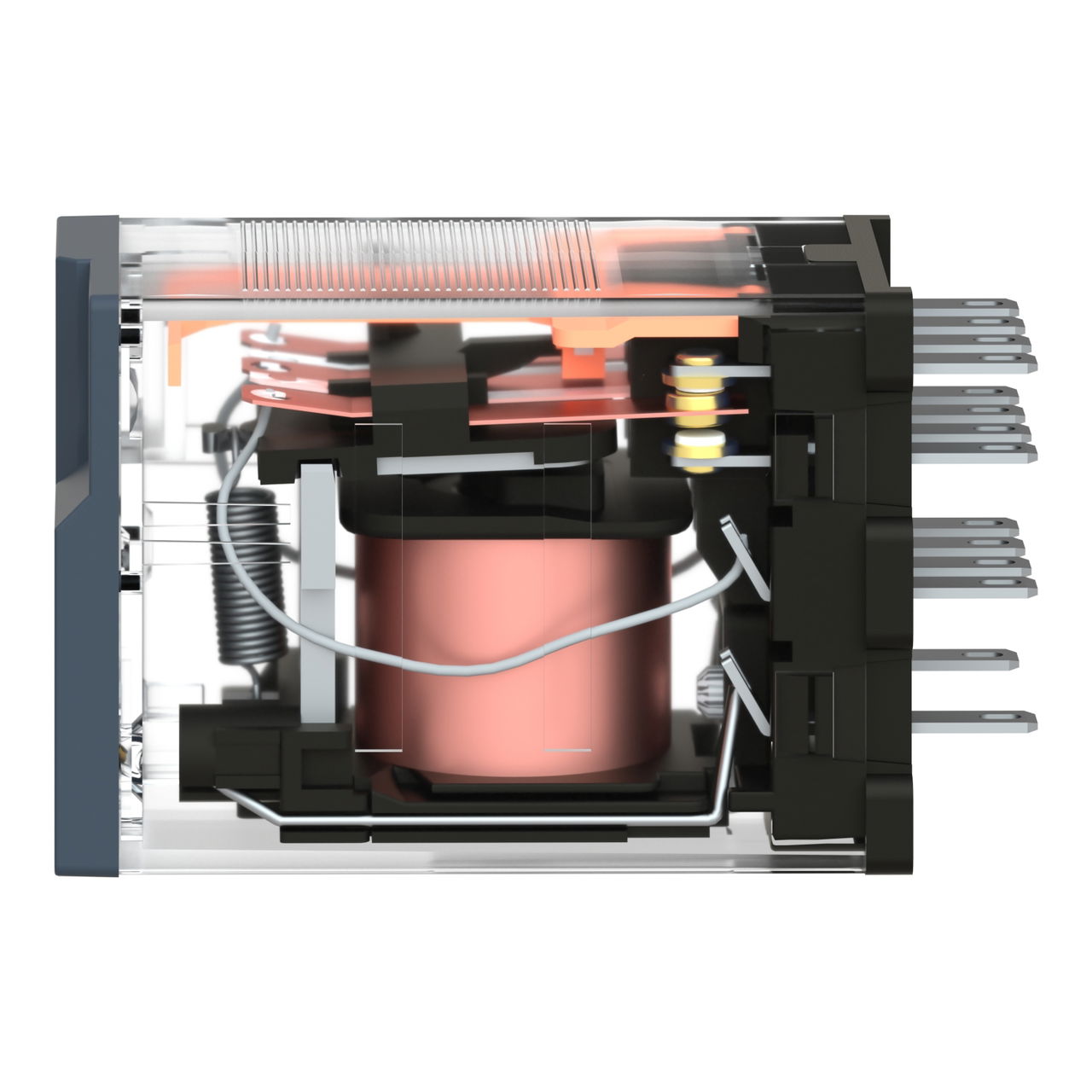 Miniature Plug-in relay - Harmony RXM 4 C/O 24 V DC 6 A with LED – Image 7 of 10