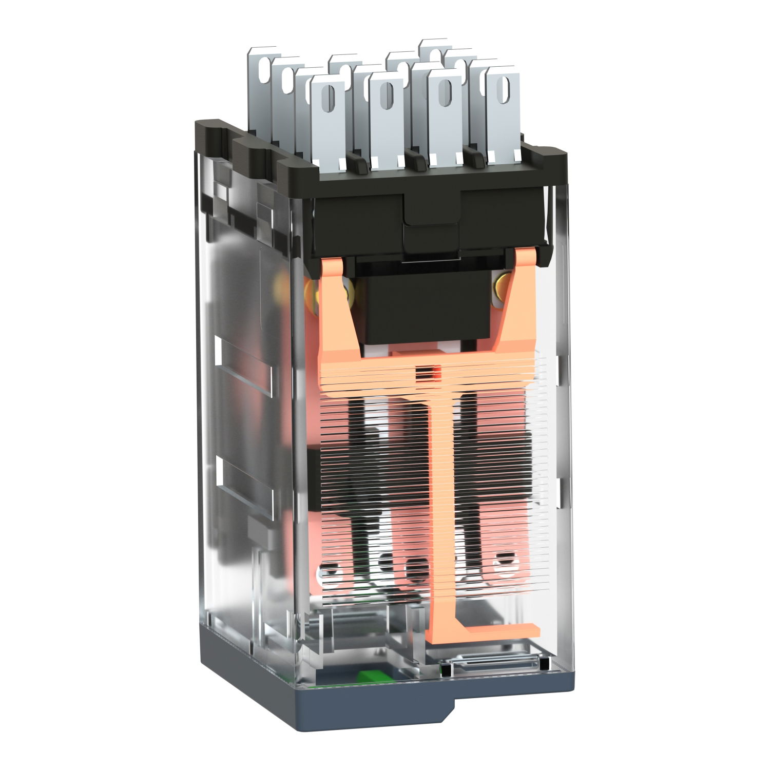 Miniature Plug-in relay - Harmony RXM 4 C/O 24 V DC 6 A with LED – Image 5 of 10