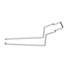 Metal maintaining clamp - for miniature relay socket RXZ