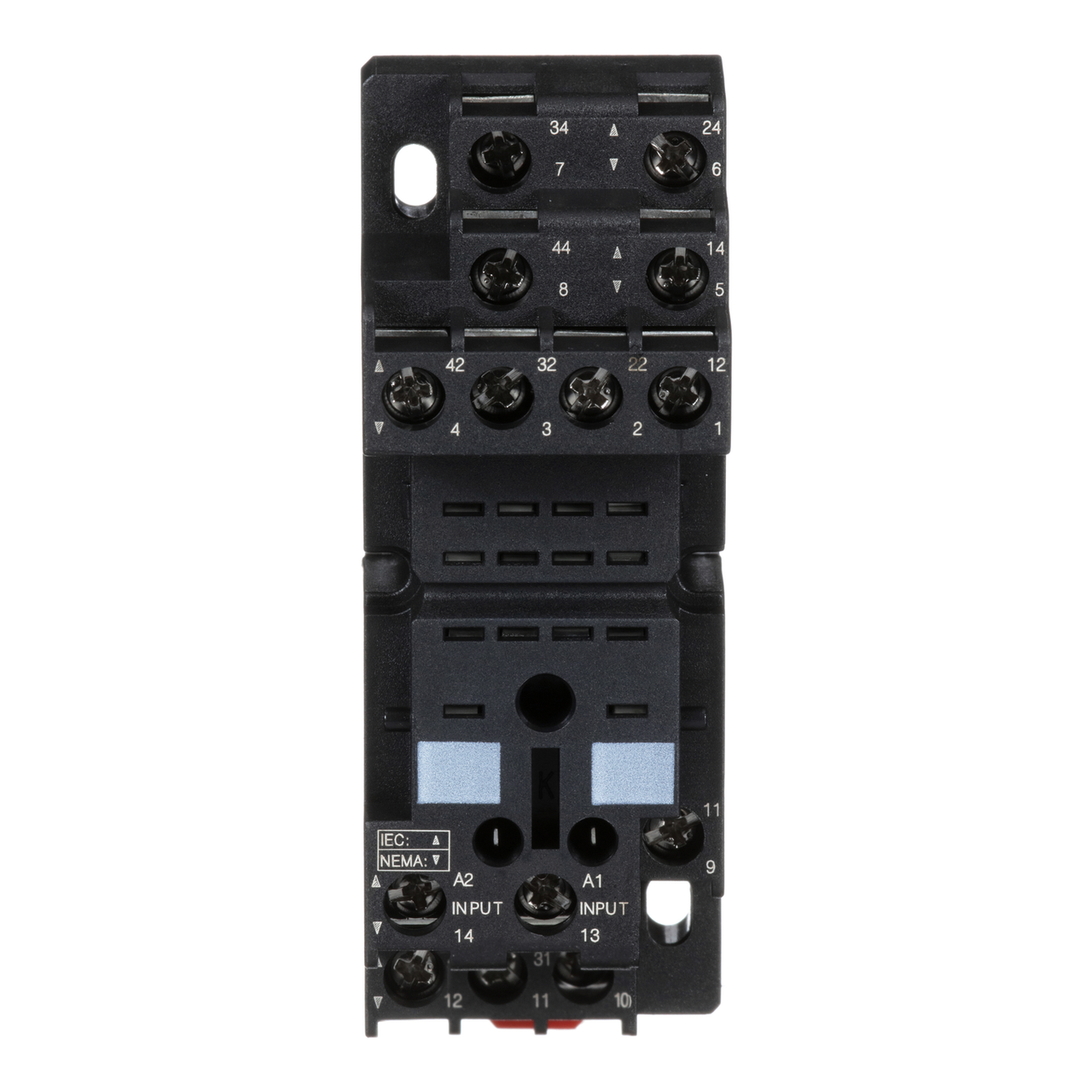 Socket, mixed contact, relay type RXM2 RXM4, screw clamp terminals, 250 V AC – Image 4 of 10