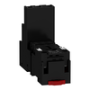 Socket, separate contact, 10 A, relay type RXM3, screw connector, 250 V AC