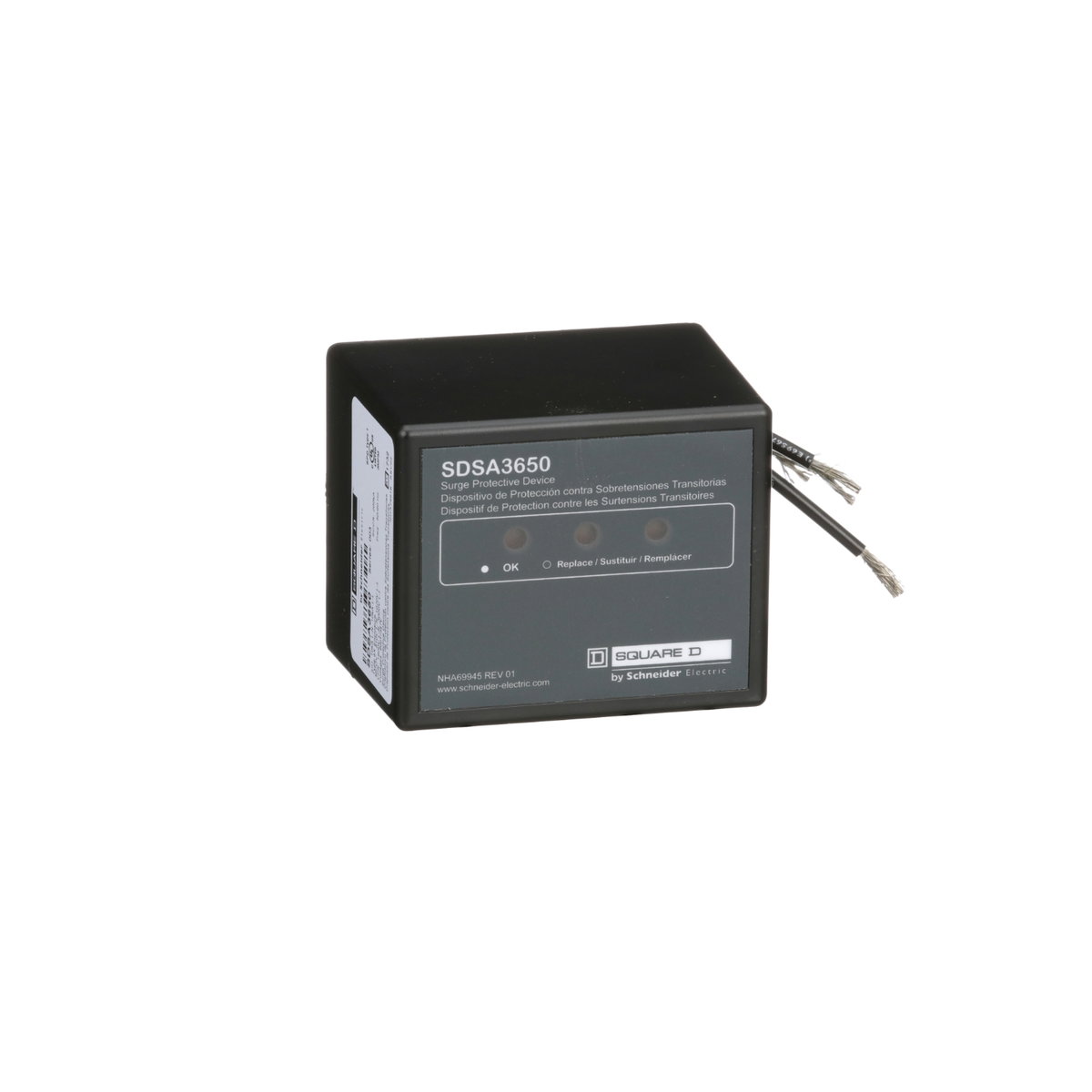 Surge protection device, Surgelogic, 40kA, 600Y/347 VAC, 3 phase, 4 wire, NEMA 4X