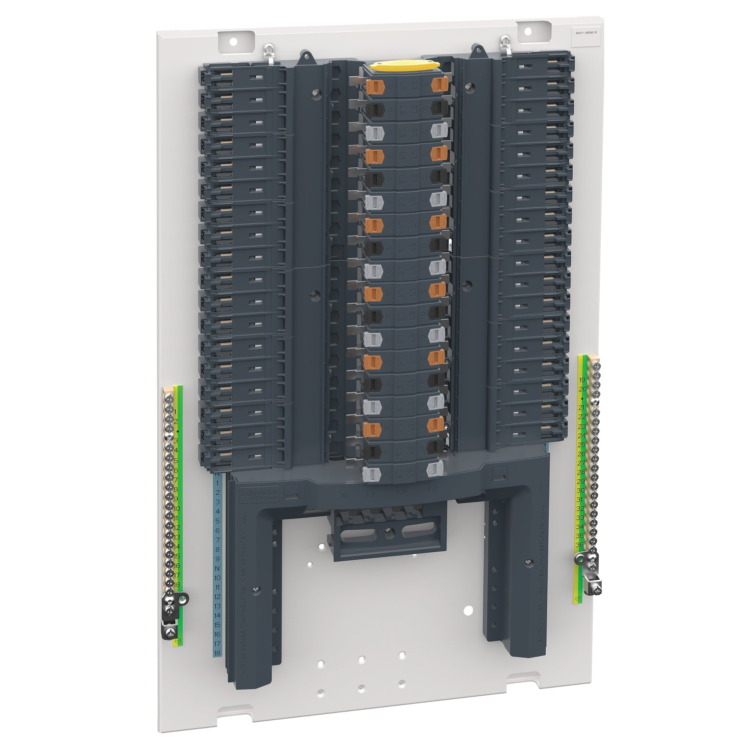 Acti9 Isobar P B - pan assembly - 12 ways TP + earth + neutral