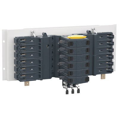 Acti9 Isobar P B - panel fixing pan assembly - 4 ways TP+N
