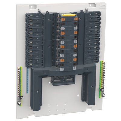 Acti9 Isobar P B - pan assembly - 8 ways TP + earth + neutral