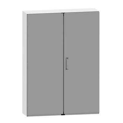 "SMX 304L stainless monobloc enclosure, H2000xW1600xD600mm, Scotch BriteÂ® finish."