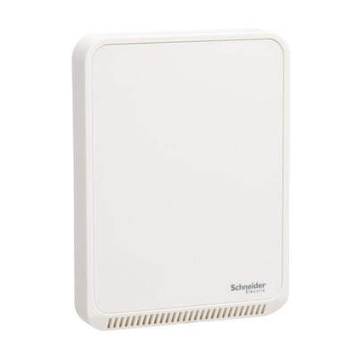 SpaceLogic SLP Series Air Quality Sensor, CO2, VOC, Humidity, Temperature, Room, BACnet MSTP/Modbus, Matte White Housing