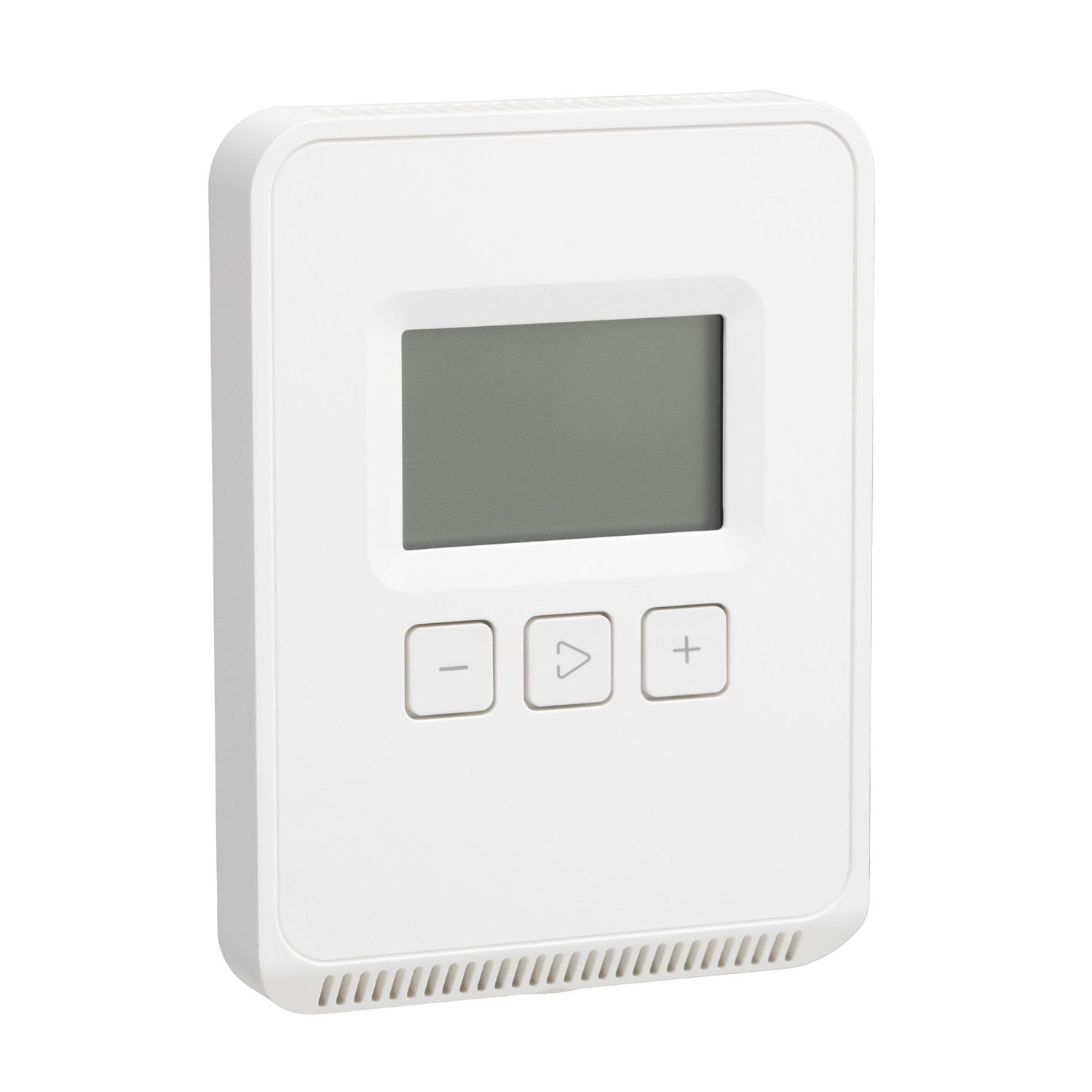 SpaceLogic SLP Series Sensor, Room, Humidity, Temperature, Segmented LCD, BACnet MSTP/Modbus Outputs with Matte White Housing