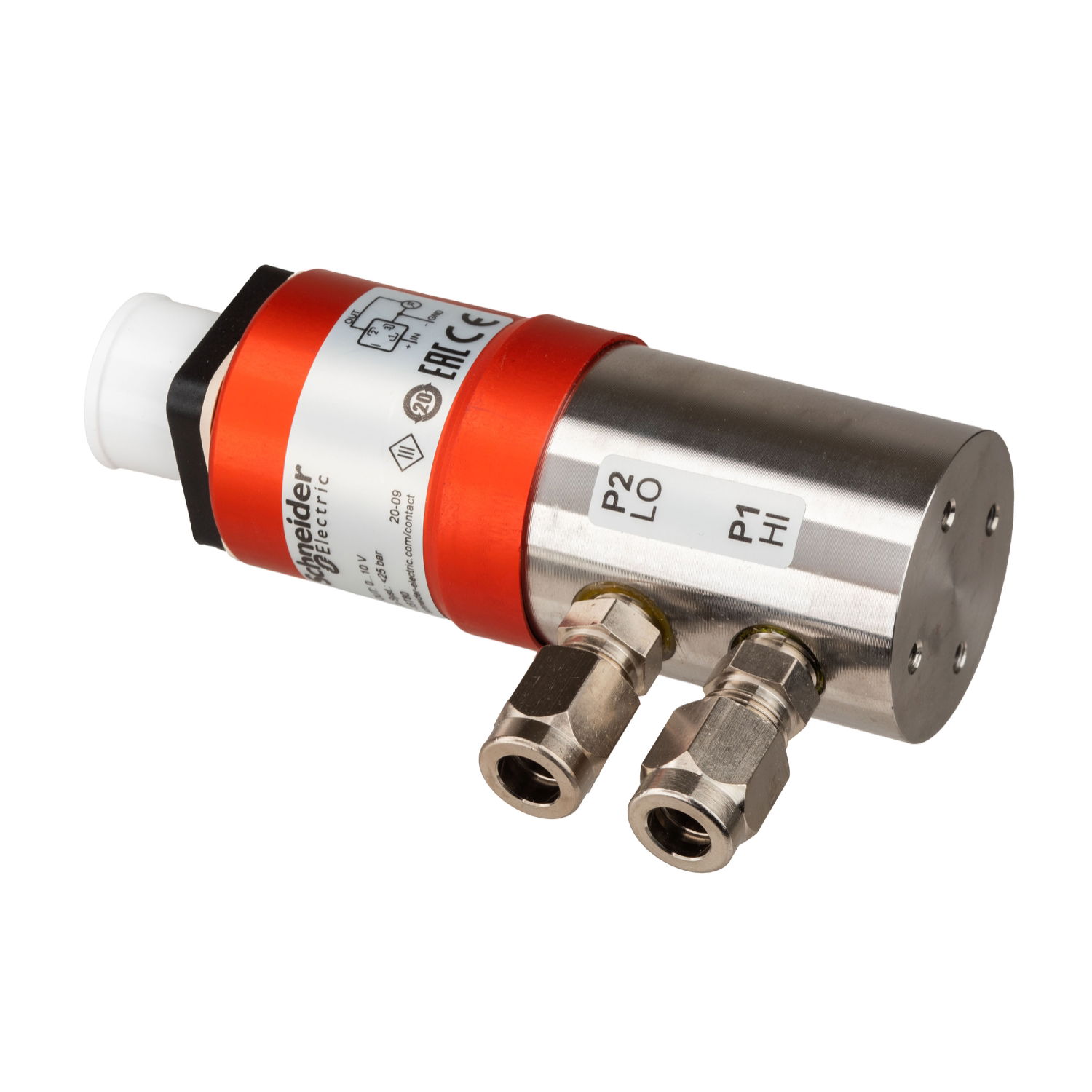Diff Wet Pressure Sensor: SPW110, 0 to 6 bar, P1 Max = 12 bar, P2 Max = 12 bar