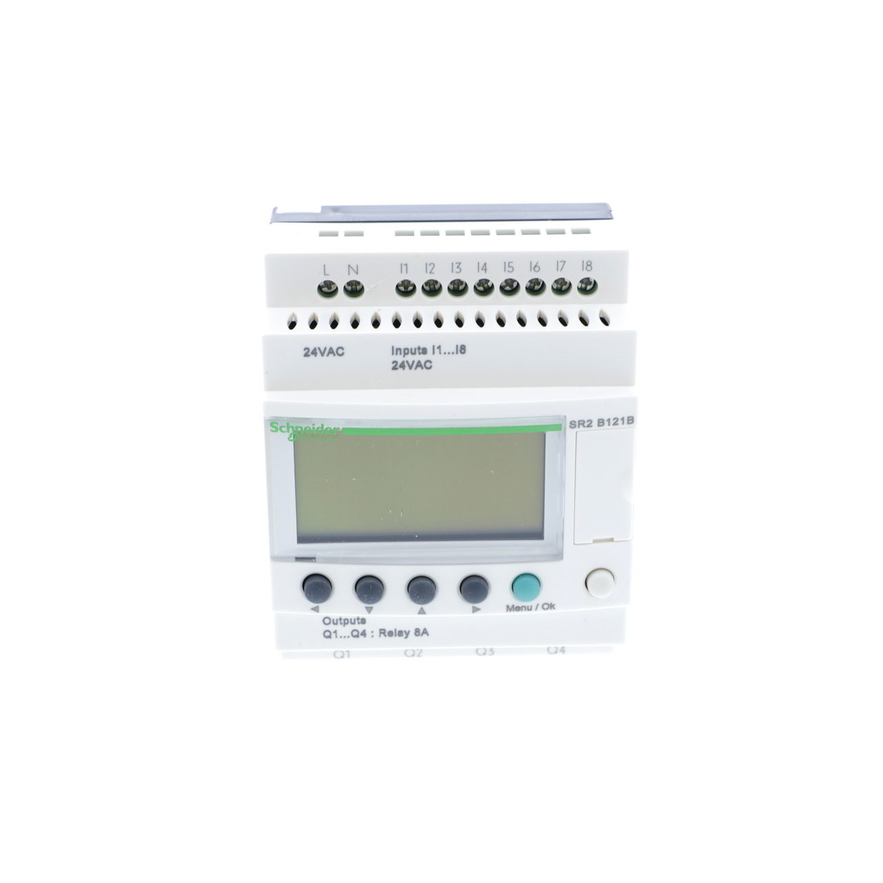 Compact smart relay Zelio Logic - 12 I O - 24 V AC - clock - display – Image 3 of 5