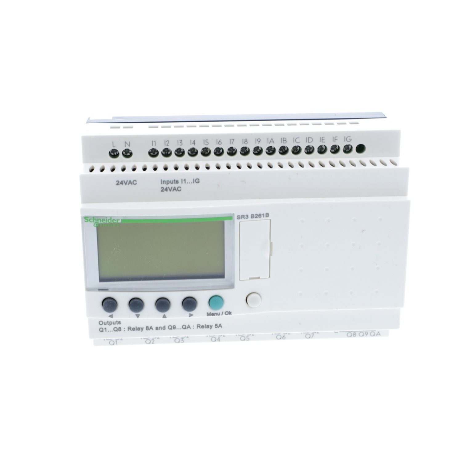 Modular smart relay Zelio Logic - 24 I O - 24 V AC - clock - display – Image 3 of 5