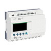Compact smart relay Zelio Logic - 20 I O - 24 V AC - clock - display