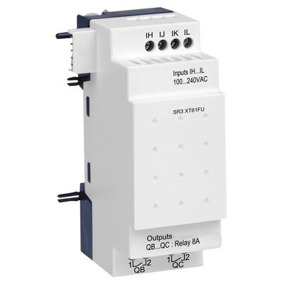 Discrete I/O extension module - 6 I O - 100..240 V AC - for Zelio Logic