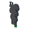 Schmales Halbleiterrelais gss 1-24VDC/3,5A 3-12VDC Sockel Federzug montiert