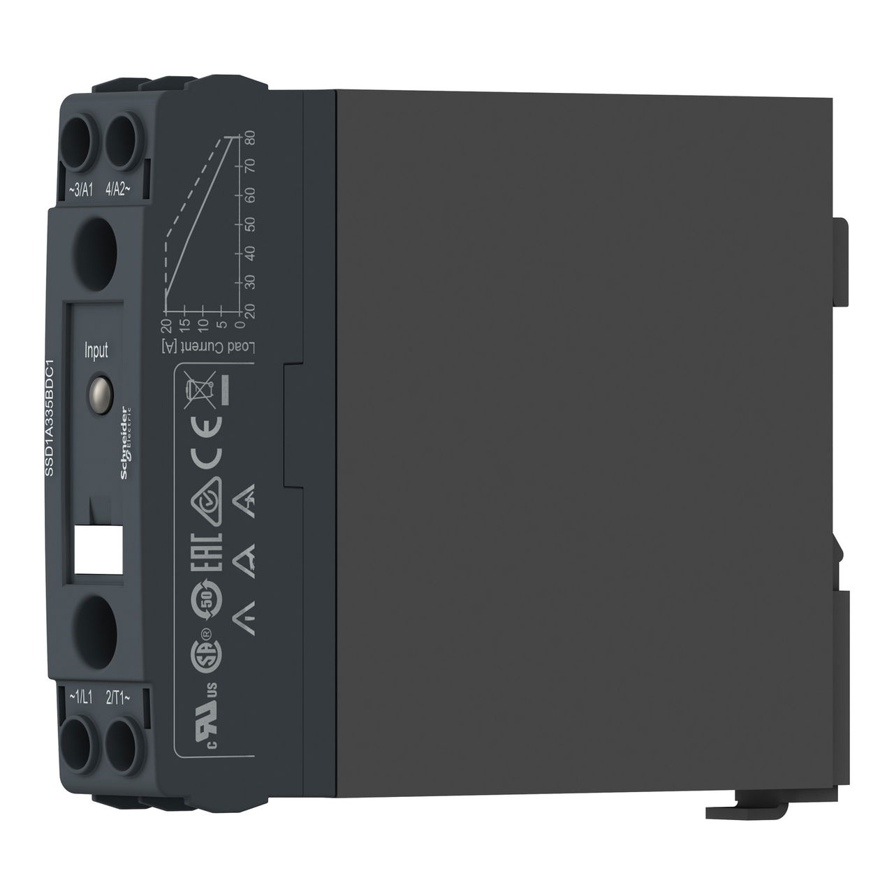 Harmony, Solid state relay, 20 A, DIN rail mount, zero voltage switching, input 90…280 V AC/DC,  output 48...600 V AC – Image 4 of 7