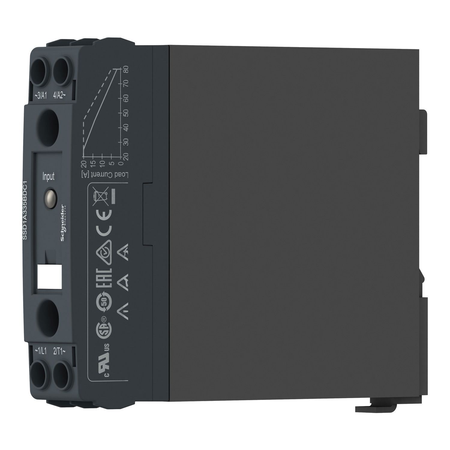 Harmony, Solid state relay, 20 A, DIN rail mount, zero voltage switching, input 90…280 V AC/DC,  output 48...600 V AC – Image 4 of 7