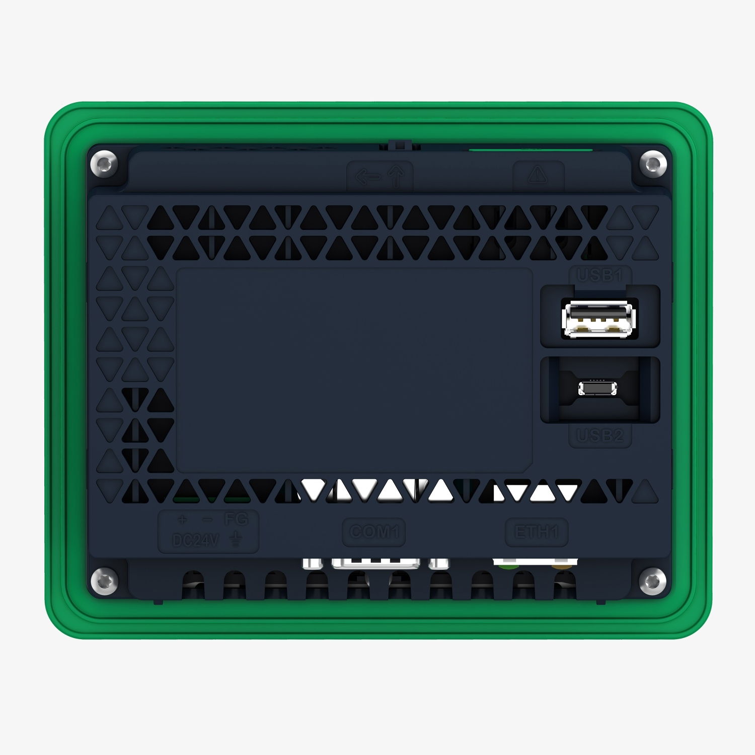 Touch panel screen, Harmony ST6, 4"W display, 1COM, 1Ethernet, USB host&device, 24 VDC – Image 2 of 5