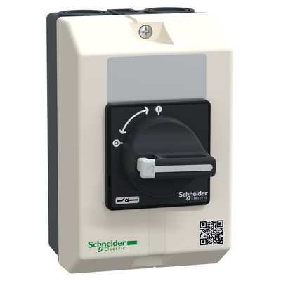 AP-Anlageschalter im Gehäuse 16A/3P schwarz, IP65