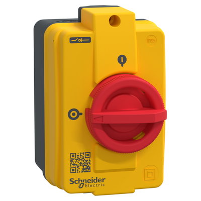 TeSys Vario enclosed, emergency stop switch disconnector, 25A, IP55