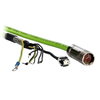Hybridkabel für PacDrive 3, SH3-Servomotor mit OMC, 1,5mm², M23-Stecker/RJ45+freie Kabelenden, 3m