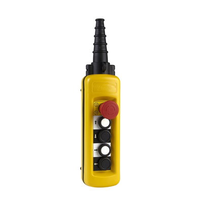 Pendant control station XAC-A - 4 pushbuttons 1 Emergency stop