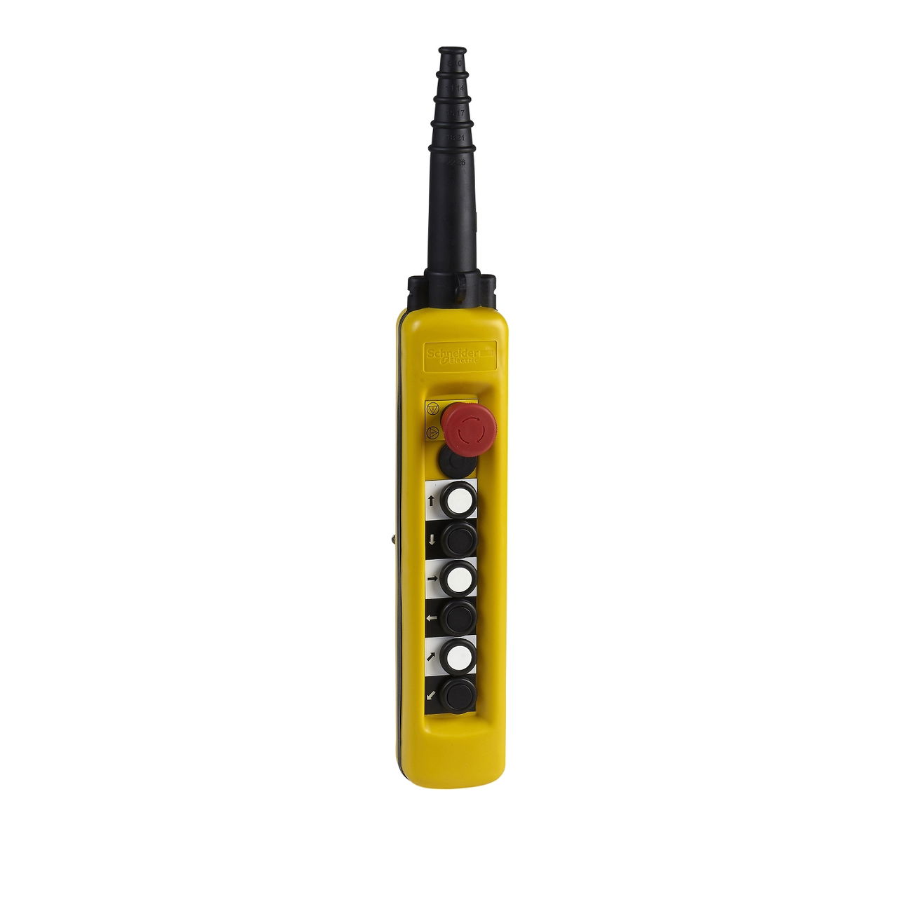 Pendant control station XAC-A - 6 pushbuttons + 1 Emergency stop
