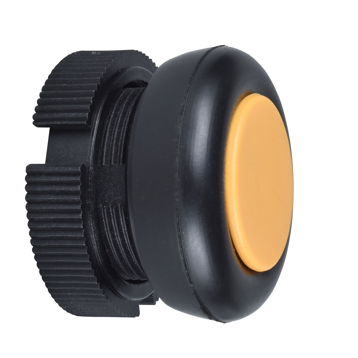 Round head for pushbutton - spring return - XAC-A - yellow - booted