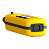 Pendant control station, plastic, yellow 6 push buttons