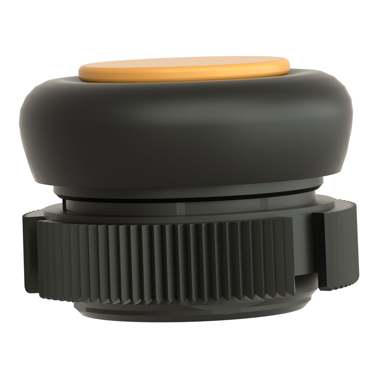 Round head for pushbutton - spring return - XAC-A - yellow - booted – Image 3 of 9