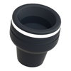 Booted head for pushbutton XAC-B - black - 4 mm, -25..+70 °C
