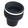 Drucktaster Front. mit Schutzkappe für XAC-B, schwarz, 16mm, -40-+70 °C