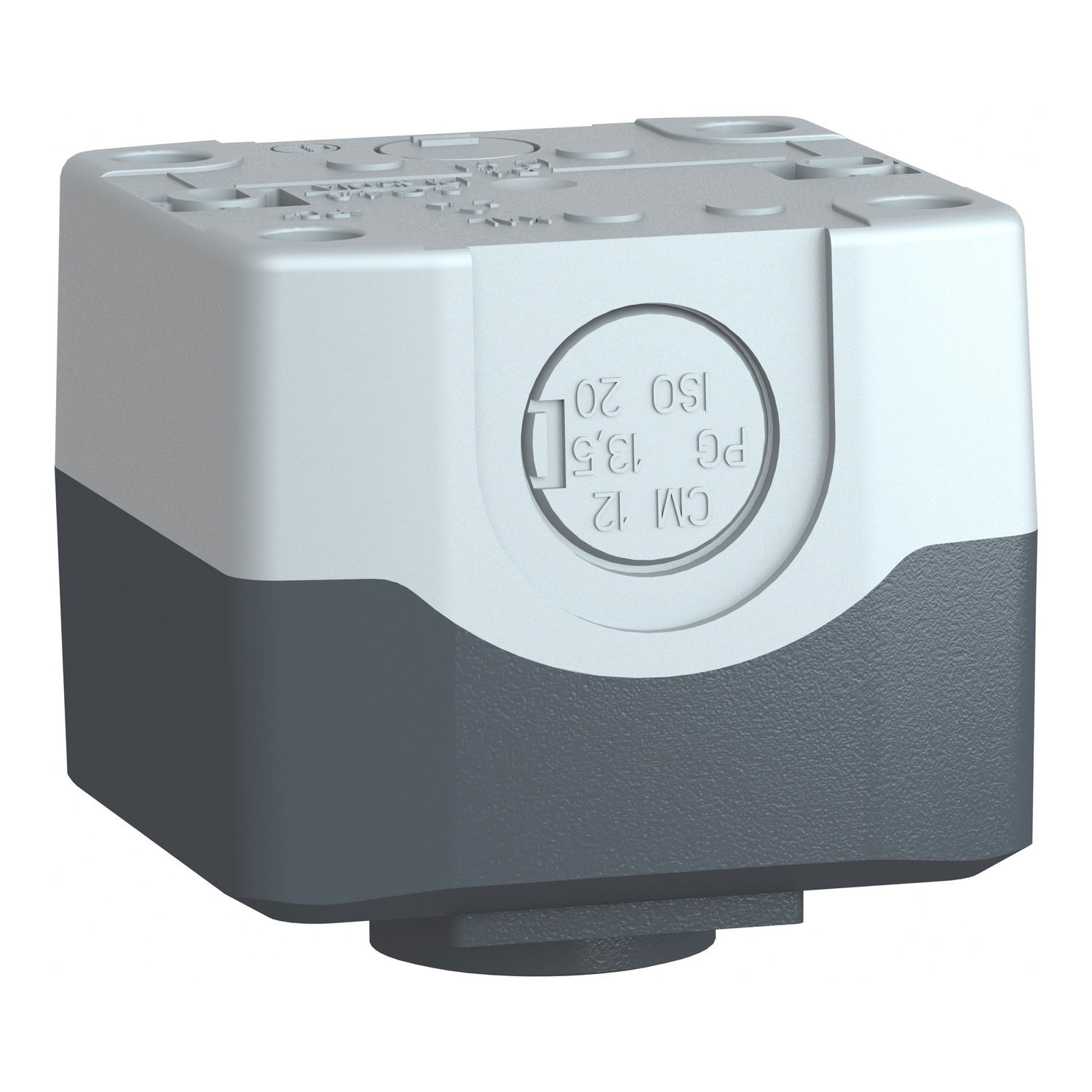 Dark grey station - 1 green flush pushbutton Ø22 spring return 1NO "Marche" – Image 5 of 10