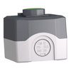Dark grey station - 1 green flush pushbutton Ø22 spring return 1NO "Start"