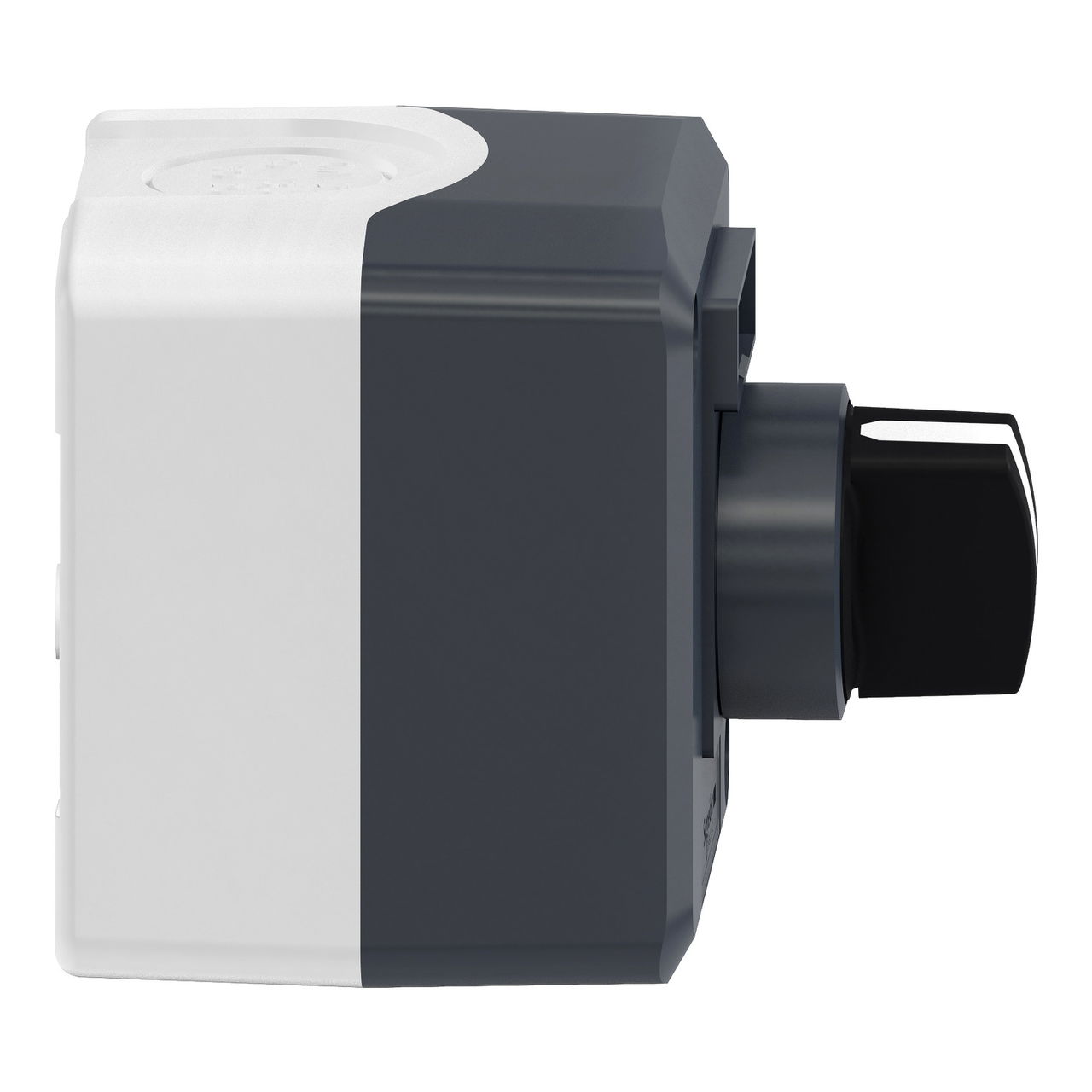 Control station, plastic, dark grey lid, 1 selector switch, standard handle Ø22, 1 NO – Image 6 of 10