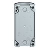 Dark grey station - green flush/red flush/green flush pushbuttons Ø22