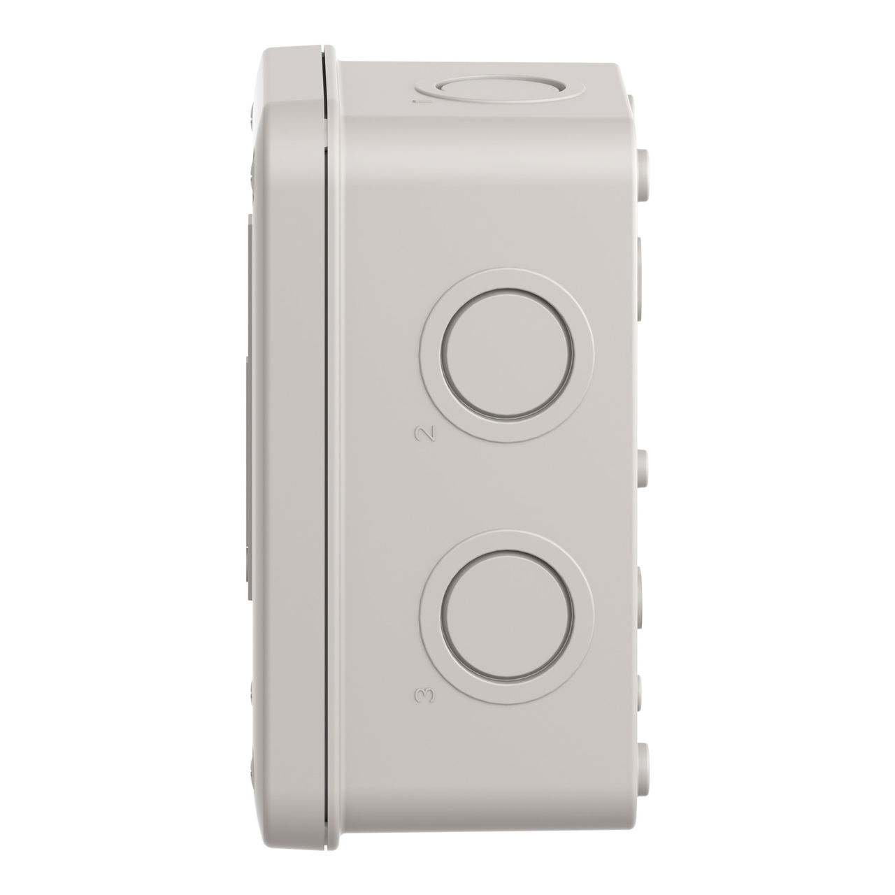 Empty control station - light grey - 2 cut-outs - IP54 - for XB7 Ø 22 mm – Image 7 of 9