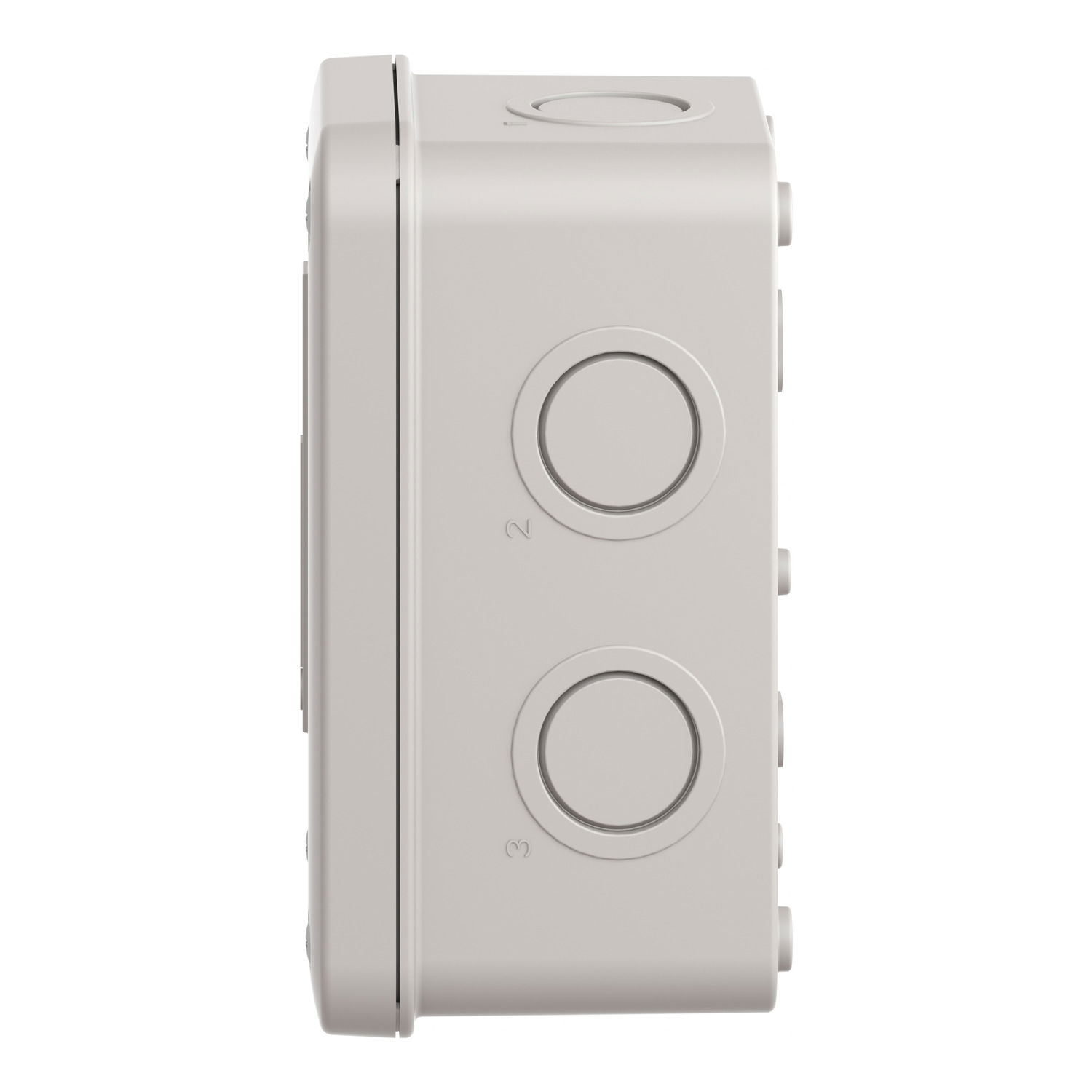 Empty control station - light grey - 2 cut-outs - IP54 - for XB7 Ø 22 mm – Image 7 of 9