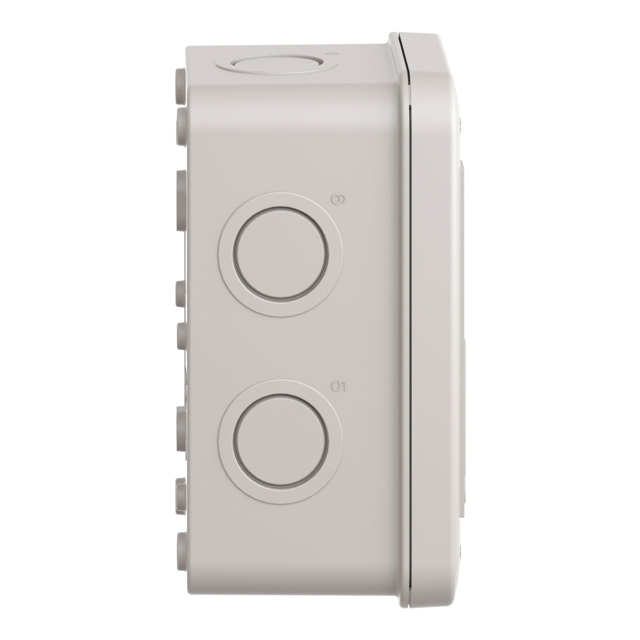 Empty control station - light grey - 3 cut-outs - IP54 - for XB7 Ø 22 mm – Image 6 of 9